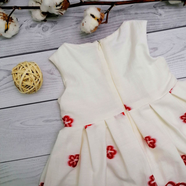 Платье для девочки Bebika (17/30-13), верх: 100% полиэстер, подкладка: 100% натуральный хлопок